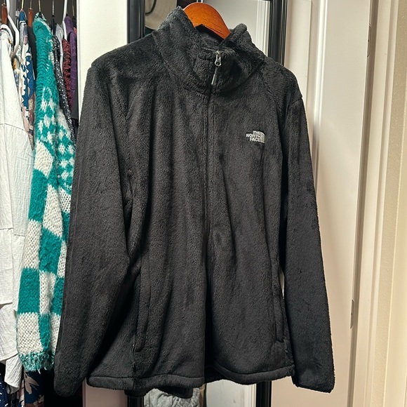 Women’s XXL north face soft and fuzzy full zip jacket - Picture 1 of 4